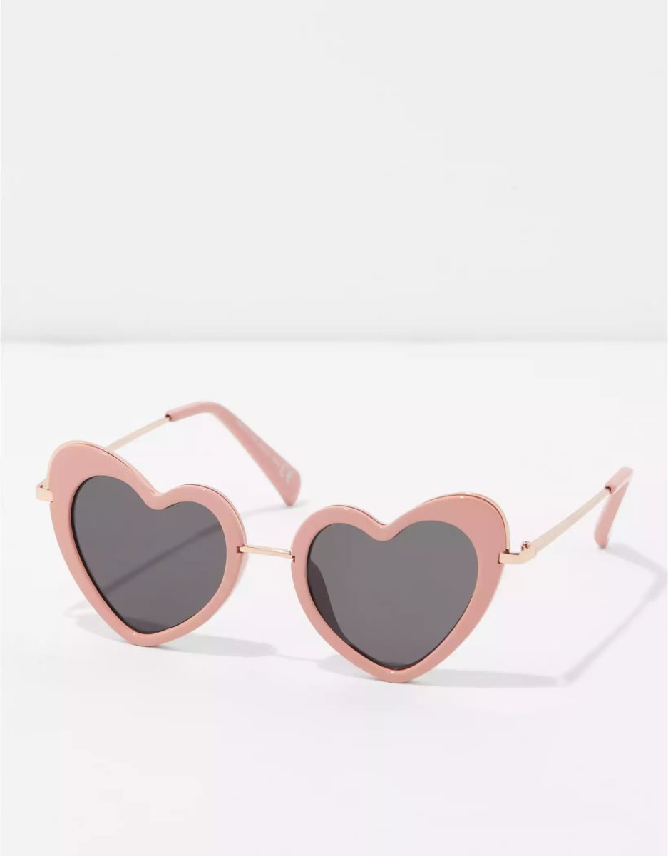 Lunettes de Soleil American Eagle AEO Coral Heart Corail Femme | CKO-02910909